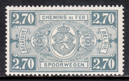 BELGIUM — SCOTT Q159 — 1924 2.70FR RAILWAY ISSUE — MH — SCV $35 - Nuevos