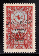 TURKEY IN ASIA — SCOTT 53 — 1921 20pa HEJAZ RAILWAY TAX OVERPRINT — MH — SCV $75 - 1920-21 Anatolië