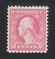 US #461 1915 Pale Carmine Red Wmk 190 Perf 11 Mint NG VF SCV $125 - Unused Stamps