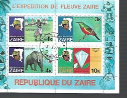 Expedition Du Fleuve Zaire - Oblitérés