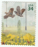 USA 2002 MiNr. 3573 Etats-Unis, United States Pine Forest, 4th, Birds, Northern Bobwhite 1v MNH** 1.20 € - Grey Partridge