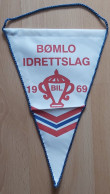 Bømlo Idrettslag Norway Football club soccer Fussball Calcio Futebol  PENNANT, SPORTS FLAG ZS 3/6 - Apparel, Souvenirs & Other