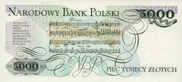 POLAND P. 150a 5000 Z 1982 UNC - Polonia