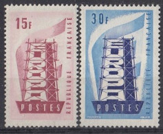 FRANCE 1104-1105,unused - 1956