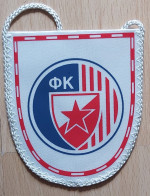 FK CRVENA ZVEZDA RED STAR, Belgrade, Serbia Football club soccer Fussball Calcio Futebol  PENNANT, SPORTS FLAG ZS 3/8 - Abbigliamento, Souvenirs & Varie