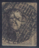 BELGICA 1849 - Yvert #3 - VFU - 1849-1850 Medallions (3/5)