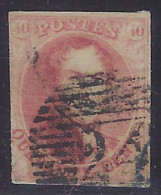 BELGICA 1851 - Yvert #8 - VFU - 1849-1850 Medaillen (3/5)