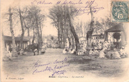 ALGERIE - ALMA - Le Marché - Carte Postale Ancienne - Autres & Non Classés
