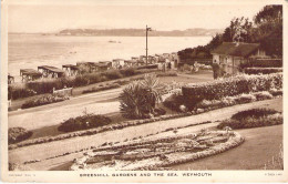 ROYAUME UNIS - Greenhill Gardens And The Sea Weymouth - Carte Postale Ancienne - Otros & Sin Clasificación