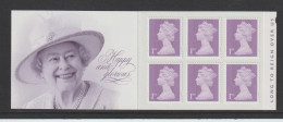 United Kingdom Mi MH0-369 Queen Elizabeth II - Security Machin - Longest Reigning Monarch - Barcode Booklets 2015 ** - Unused Stamps