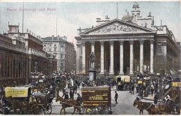 ROYAUME UNIS - Royal Exchange And Bank - Carte Postale Ancienne - Other & Unclassified