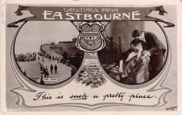 ROYAUME UNI - Greetings From Eastbourne - This Is Such A Pretty Place - Carte Postale Ancienne - Autres & Non Classés