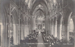 ROYAUME UNI - Trondhjems Domkirkes Indre - Carte Arrachée - Carte Postale Ancienne - Otros & Sin Clasificación