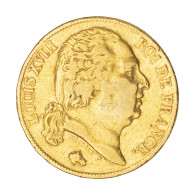 Louis XVIII-20 Francs 1818 Paris - 20 Francs (gold)