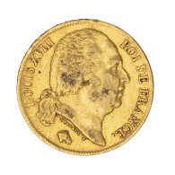 Louis XVIII-20 Francs 1818 Paris - 20 Francs (gold)