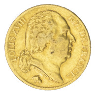 Louis XVIII-20 Francs 1818 Paris - 20 Francs (oro)