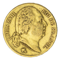 Louis XVIII-20 Francs 1818 Paris - 20 Francs (gold)