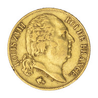 Louis XVIII-20 Francs 1817 Paris - 20 Francs (gold)