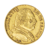 Louis XVIII-20 Francs 1814 Paris - 20 Francs (gold)