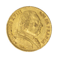 Louis XVIII-20 Francs 1814 Paris - 20 Francs (gold)
