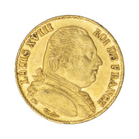 Louis XVIII-20 Francs 1814 Paris - 20 Francs (gold)