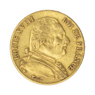 Louis XVIII-20 Francs 1815 Paris - 20 Francs (or)