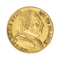 Louis XVIII-20 Francs 1815 Paris - 20 Francs (or)