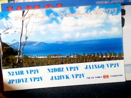 CARD QSL BRITISH VIRGIN ISLANDS 1985 JH9663 - Islas Vírgenes Británicas