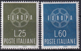 ITALIEN 1959 Mi-Nr. 1055/56 ** MNH - CEPT - 1959