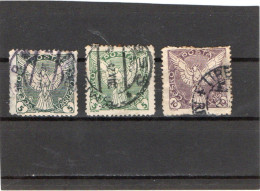 TCHECOSLOVAQUIE   1919-20  Timbres Pour Journaux  Y.T. N° 1  à  8  Incomplet  Oblitéré  Non Dentelé - Dagbladzegels