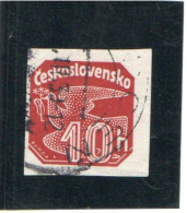 TCHECOSLOVAQUIE   1937  Timbres Pour Exprès  Y.T. N° 17  à  25  Incomplet  Oblitéré - Sellos De Servicio