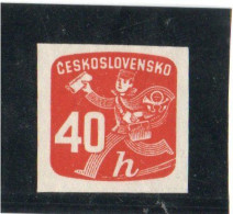 TCHECOSLOVAQUIE   1945  Timbres Pour Exprès  Y.T. N° 26  à  35  Incomplet  NEUF*  Sans Gomme - Dienstzegels