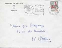 GAP (05) Banque De France 1966 Pour POITIERS (86) Belle Flamme - Zonder Classificatie