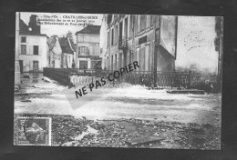 Inondation Janv 1910 Debordement  Au Pont Des Halles - Chatillon Sur Seine