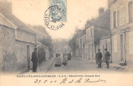 CPA 91 SAINT CYR SOUS DOURDAN / BANDEVILLE / GRANDE RUE - Autres & Non Classés