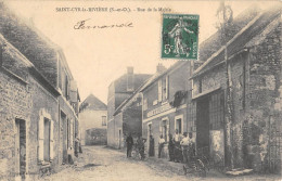 CPA 91 SAINT CYR LA RIVIERE / RUE DE LA MAIRIE - Autres & Non Classés