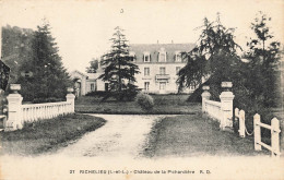 Richelieu * Allée Et Le Château De La Pichardière - Other & Unclassified