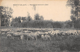 CPA 91 BOURAY / PATURAGE AU BORD DE LA JUINE / MOUTONS - Sonstige & Ohne Zuordnung