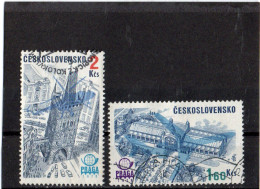 TCHECOSLOVAQUIE   1976  Poste Aérienne  Y.T. N° 72  à  77  Incomplet  Oblitéré - Airmail