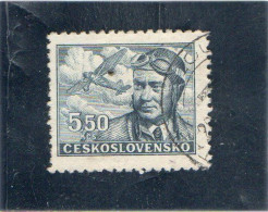 TCHECOSLOVAQUIE   1946-47  Poste Aérienne  Y.T. N° 19  à  27  Incomplet  Oblitéré - Airmail