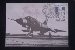 FRANCE - Cachet De La Base Aérienne De Dijon Sur Carte Postale En 1976 - L 142479 - Correo Aéreo Militar