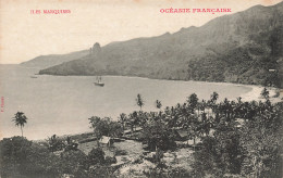 Nouvelle Calédonie - Iles Marquises - F. Homes - Mer - Plage - Bateau - Carte Postale Ancienne - Nuova Caledonia