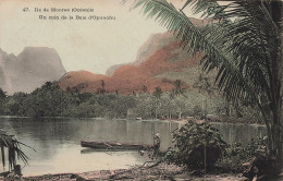 Nouvelle Calédonie - Il E De Moorea - Océanie - Un Coin De La Baie D'Opunohu - Colorisé  - Carte Postale Ancienne - Nieuw-Caledonië