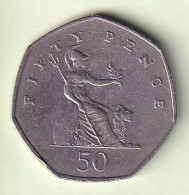 Great  Britain   - 1983 -  50 Pence  KM913 - 50 Pence