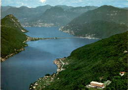 Kurhaus Serpiano - Blick Gegen Melide (1444) * 30. 6. 1976 - Melide