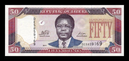 Liberia 50 Dollars 2011 Pick 29f Sc Unc - Liberia