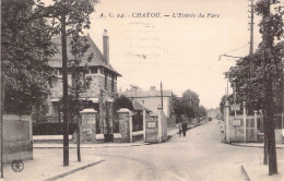 FRANCE - 78 - CHATOU - L'Entrée Du Parc  - Carte Postale Ancienne - Chatou