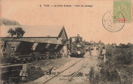 Nouvelle Calédonie - Thio - La Prise D'essai - Train Au Pesage - Vue Prise à Thio - F.D. - Carte Postale Ancienne - Nieuw-Caledonië