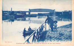 FRANCE - 78 - CONFLANS SAINTE HONORINE - Pont Du Chemin De Fer - Carte Postale Ancienne - Conflans Saint Honorine