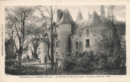 Vouneuil Sur Vienne * Le Château Du Fou , Façade De L'entrée à L'est - Vouneuil Sur Vienne